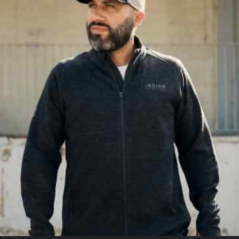 Indian Motorcycle Company Merino Wool Sweater Zip Up XL